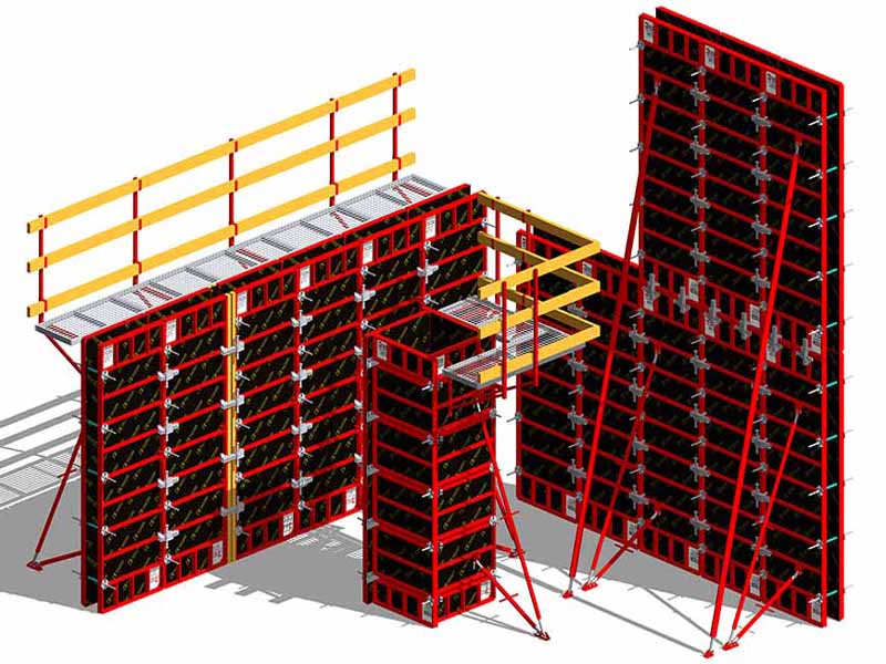 Specific Concept of Formworks for Column and Installation