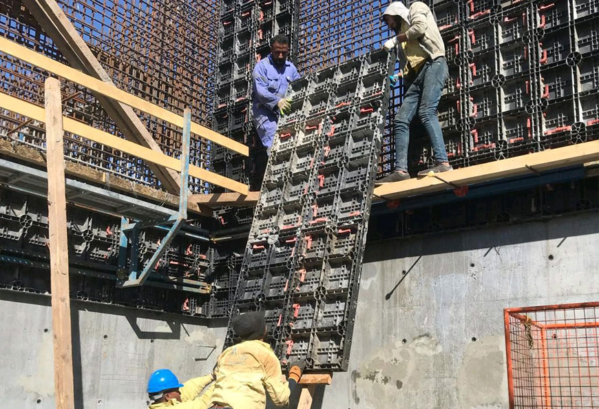 Technical Points of the Installation of Fabricated Plastic Formwork