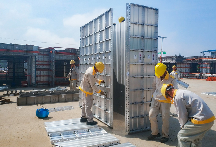 Extensive Use of Aluminium Formwork Manufacturers' Products and Key Construction Steps