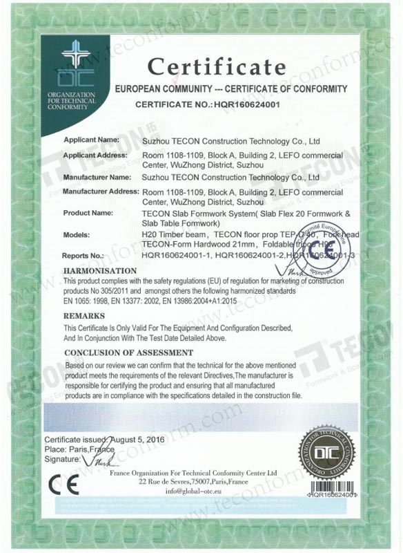 CE-Certificate