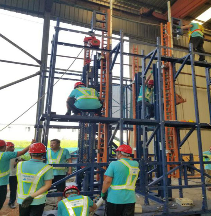 Training Session of SCP (Self-Climbing Platform) in Beijing