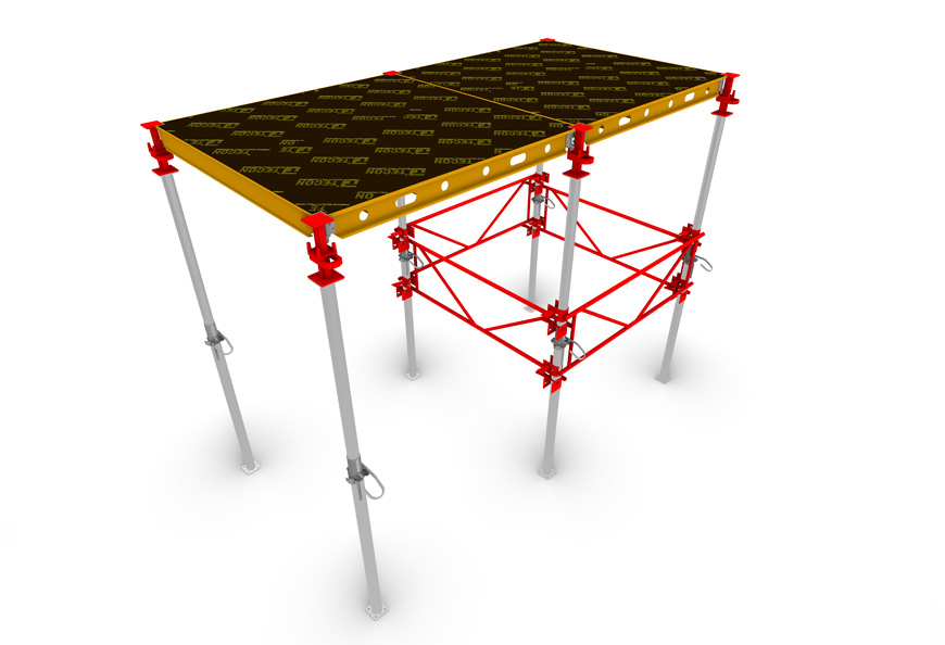 3D of Alu Flex Formwork