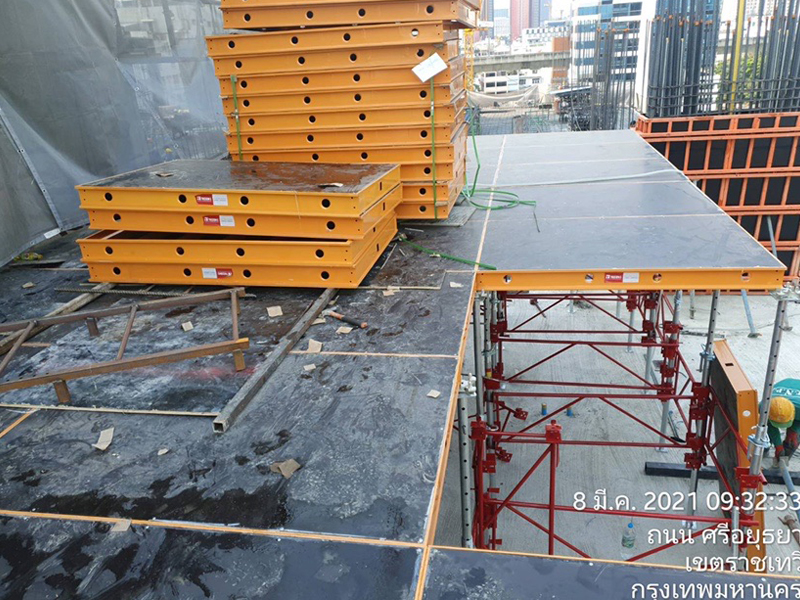 XT PHAYATHAI in Thailand, Use the Fastest Aluminium Frame Panels for Slab with Drop Heads