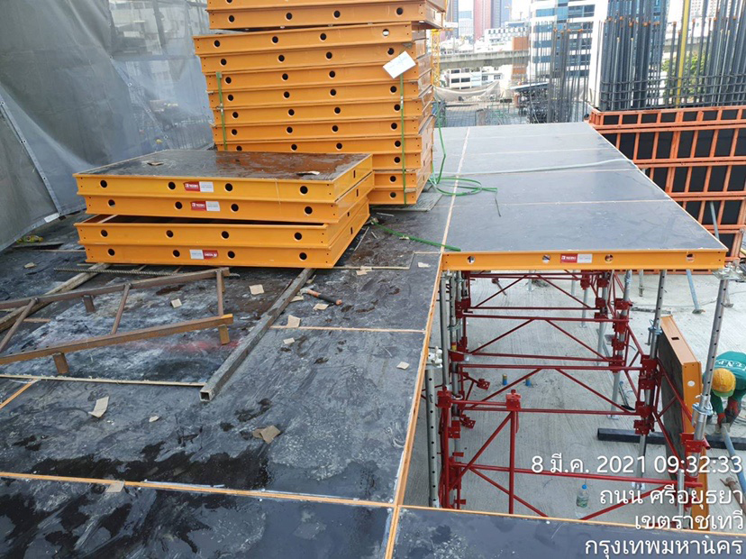 XT PHAYATHAI in Thailand, Use the Fastest Aluminium Frame Panels for Slab with Drop Heads