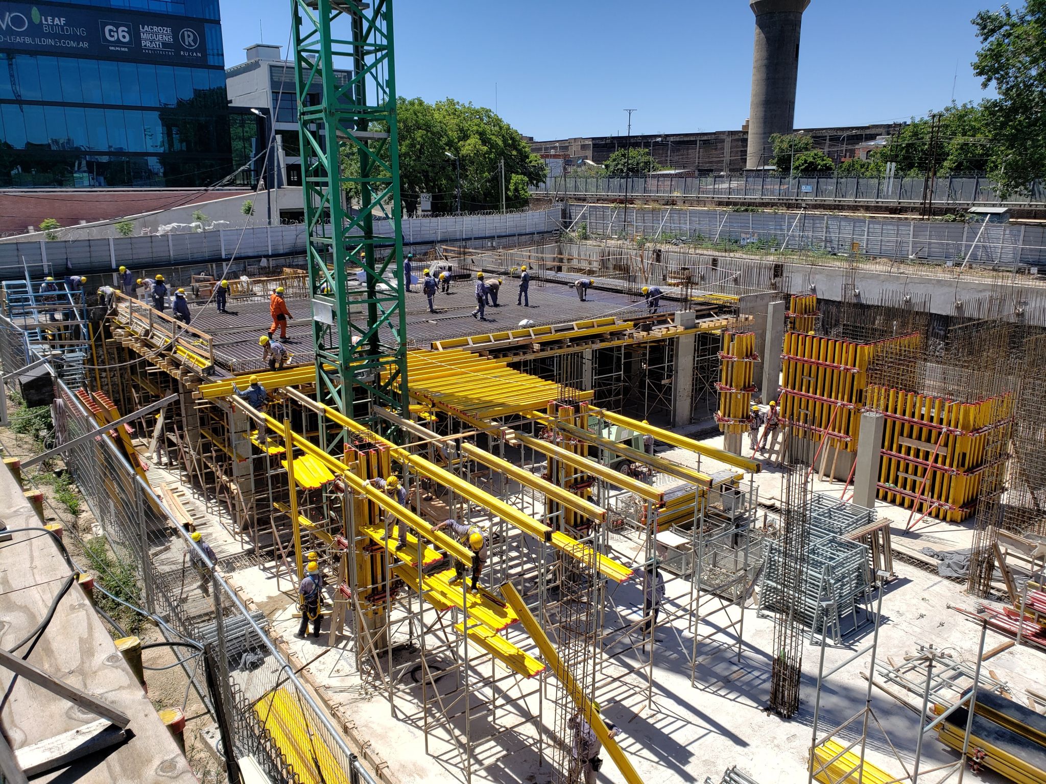 Base 20 Wall Formwork System As A Costar In Line Ocampo, Argentina