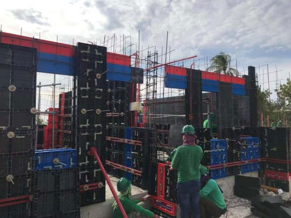 Plastic formwork TP60 in Cebu, Philippines