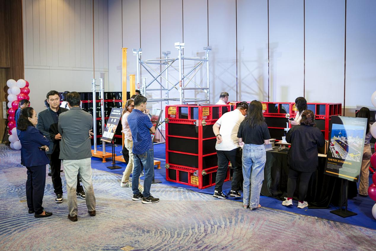 TECON introduced the APEX DEK slab formwork system