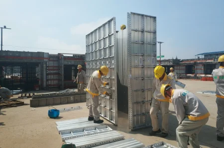Application, Deformation Causes and Solutions of Aluminium Formwork