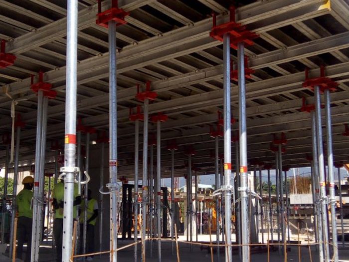 Slab Table Formwork & Aluminium Beam for Jamaica Shopping Center