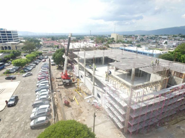 Slab Table Formwork & Aluminium Beam for Jamaica Shopping Center