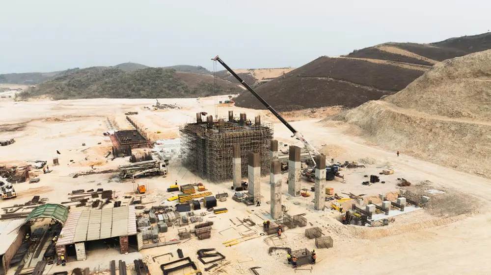 TECON Supplies Formwork for PNG Central Lime Project
